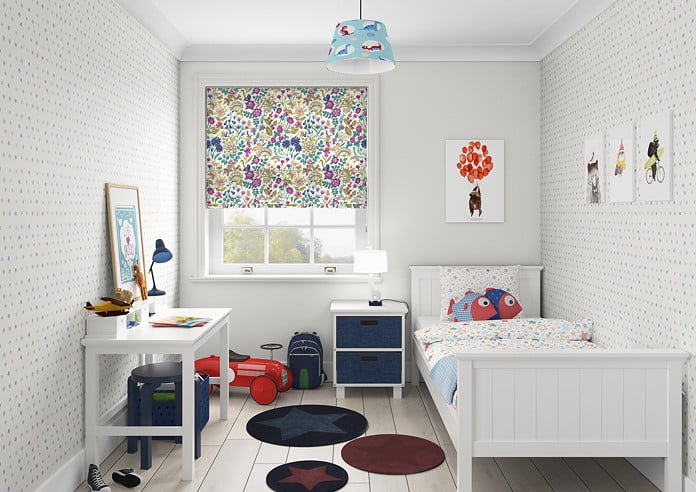 Field Flowers, Elderberry - Twist&Fit Roman Blind - Image 5